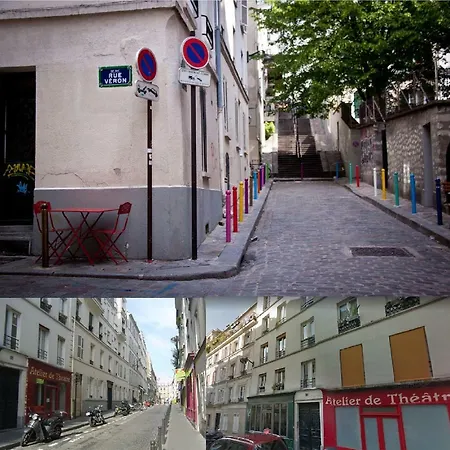 Montmartre Lovely Lägenhet Paris